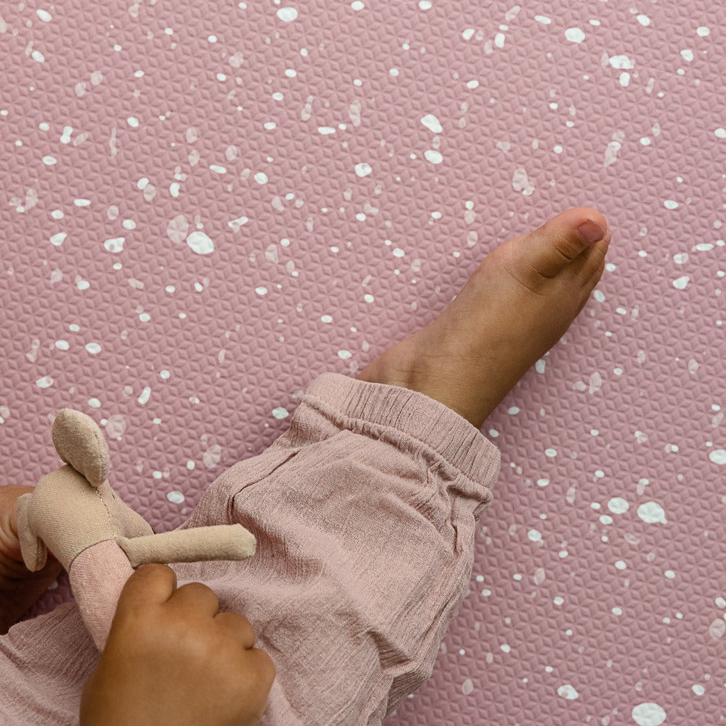 Terrazzo Play Mat Dusty Pink