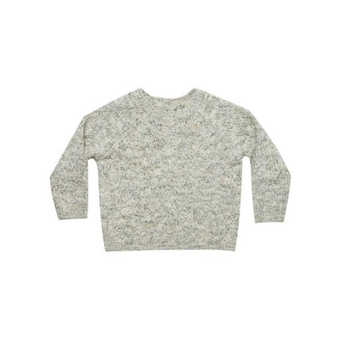 Quincy Mae Cozy Heathered Knit Sweater | Fern