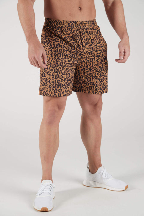 Men's Leopard Endurance Shorts